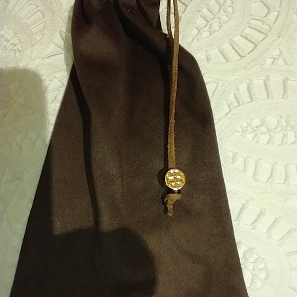 TORY BURCH glass case pouch bag NWOT - Picture 1 of 5